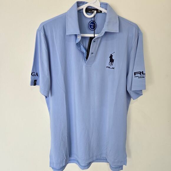 NWT Ralph Lauren RLX Junior Classic Golf Polo Shirt AJGA Size S - Picture 1 of 9